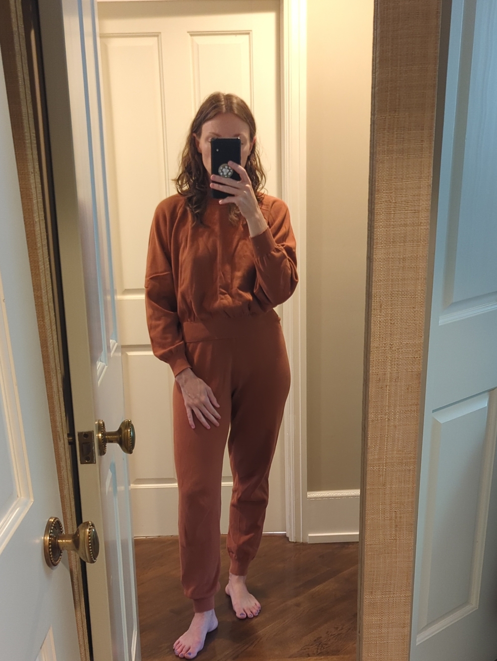 Christy Dawn Rust The Sonny Two-Piece Lounge Set